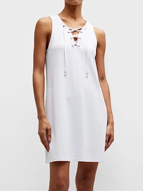 Tommy Bahama Dresses & Skirts - Tommy Bahama Island Cays Lace-Up Coverup Dress